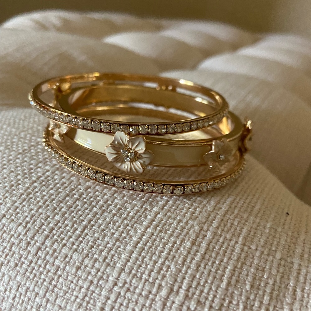 3 pc goldstone Bangle Bracelets